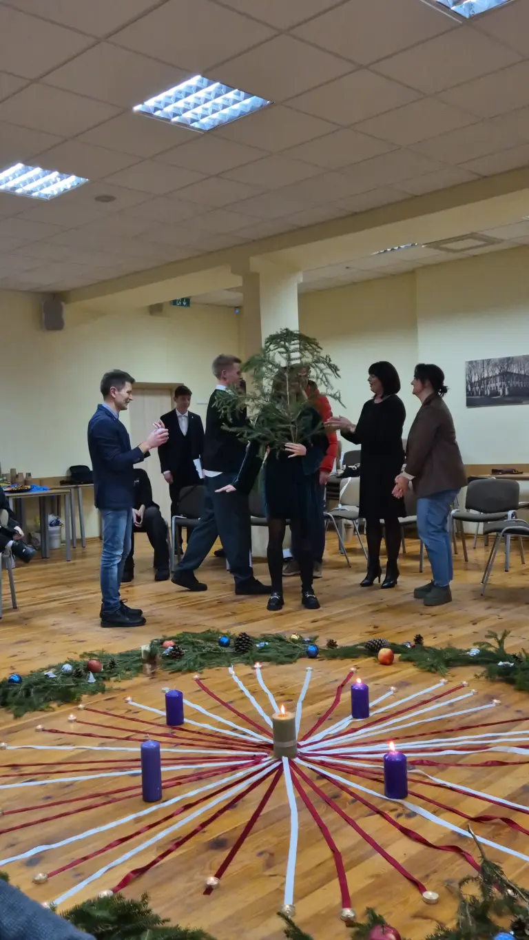 Nuotrauka 1: II d klasės kalėdinė vakaronė