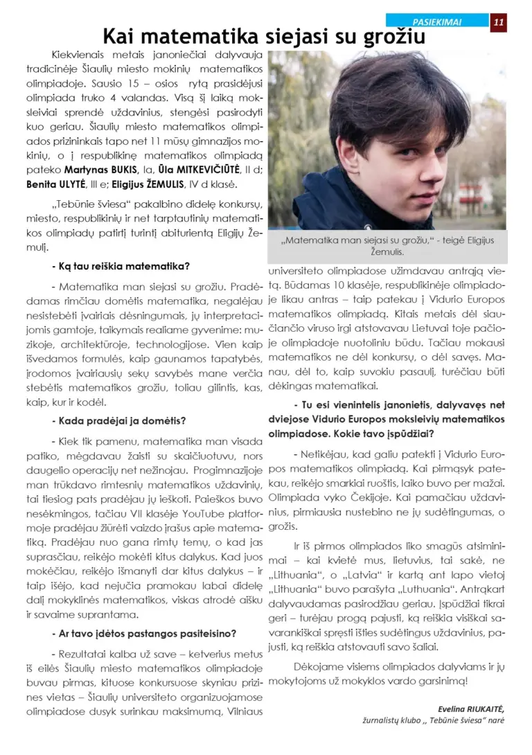 Laikraštis „Tebūnie Šviesa”