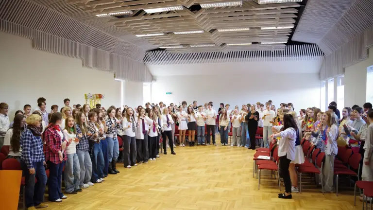 Nuotrauka 18: Pirmokai – pilnateisiai gimnazijos bendruomenės nariai!