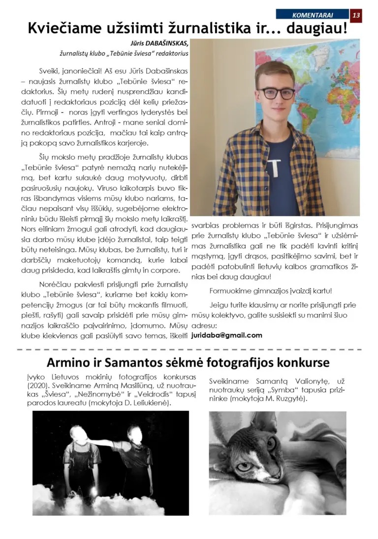 Nuotrauka 13: „Tebūnie šviesa” sveikina su Šv. Kalėdom ir kviečia skaityti!
