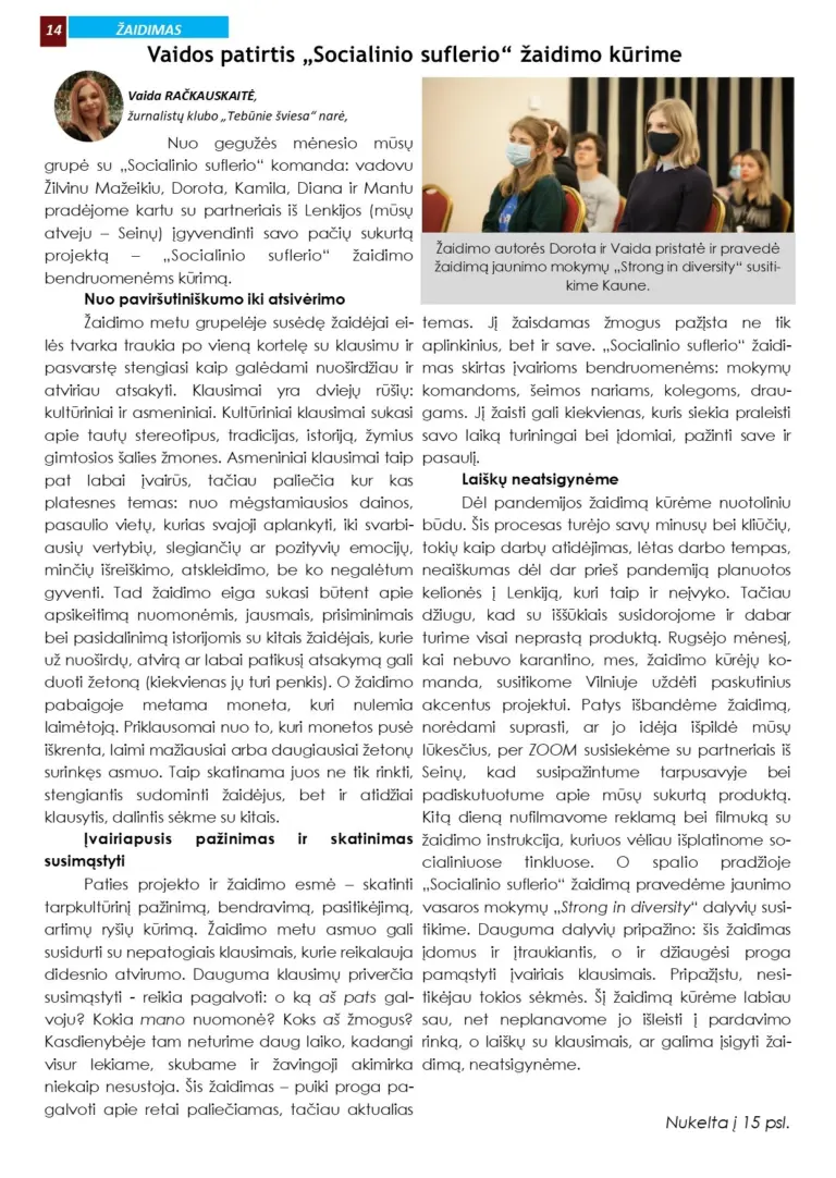 Nuotrauka 14: „Tebūnie šviesa” sveikina su Šv. Kalėdom ir kviečia skaityti!