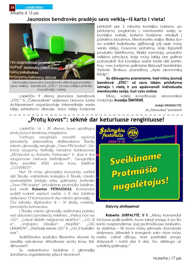 Nuotrauka 16: „Tebūnie šviesa” sveikina su Šv. Kalėdom ir kviečia skaityti!