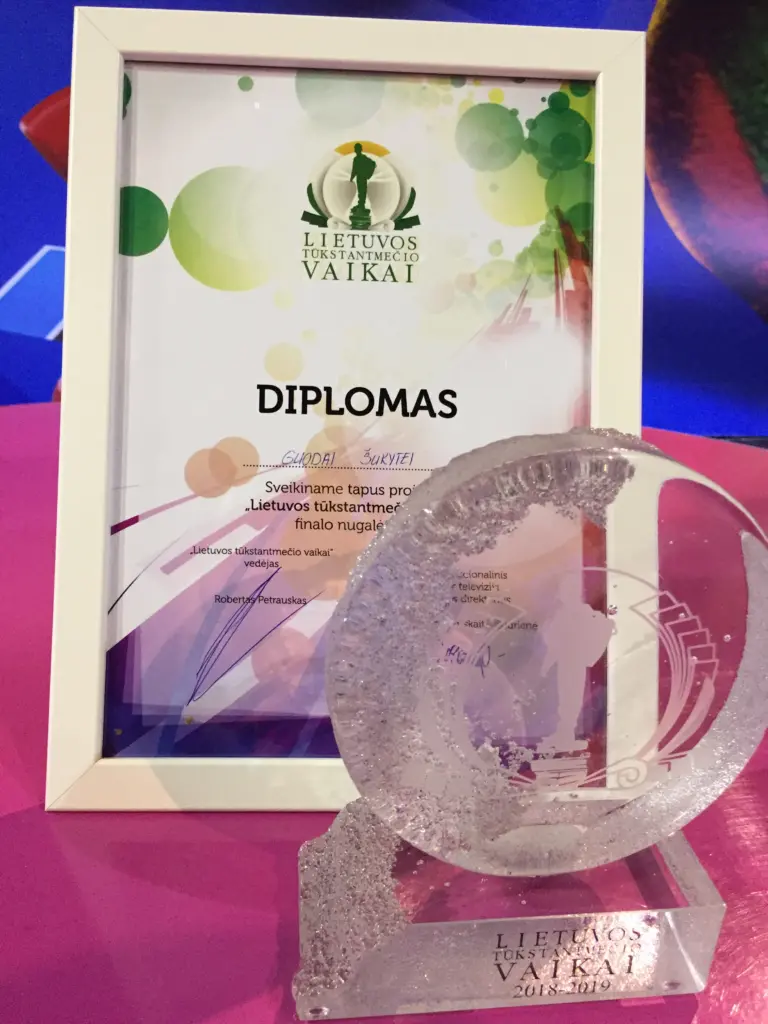 LRT projekte „Lietuvos tūkstantmečio vaikai 2019“ devintokų nugalėtoja tapo janonietė!