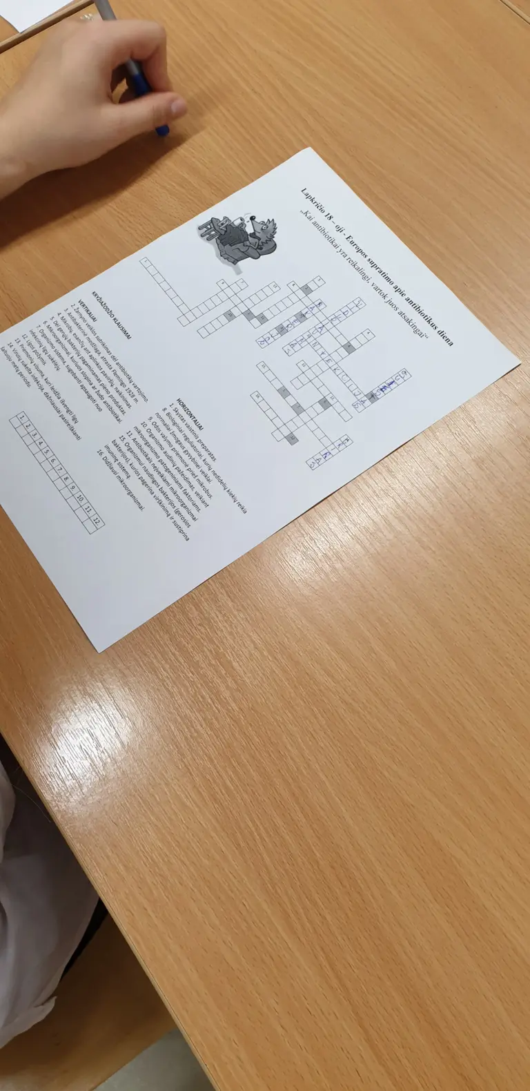Lapkričio 18- 24 d. Pasaulinė supratimo apie antibiotikus savaitė