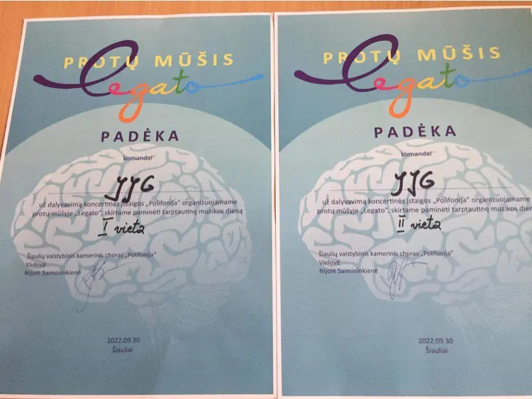 Nuotrauka 1: Nereali janoniečių sėkmė muzikinėse protų kovose „Legato“!