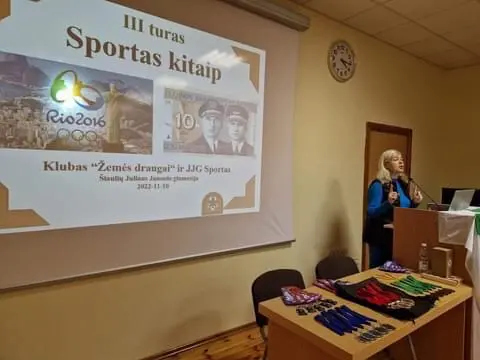 Nuotrauka 1: „JJG Protų kovos“ spalvos – projektas „Sporto miestas Šiauliai“