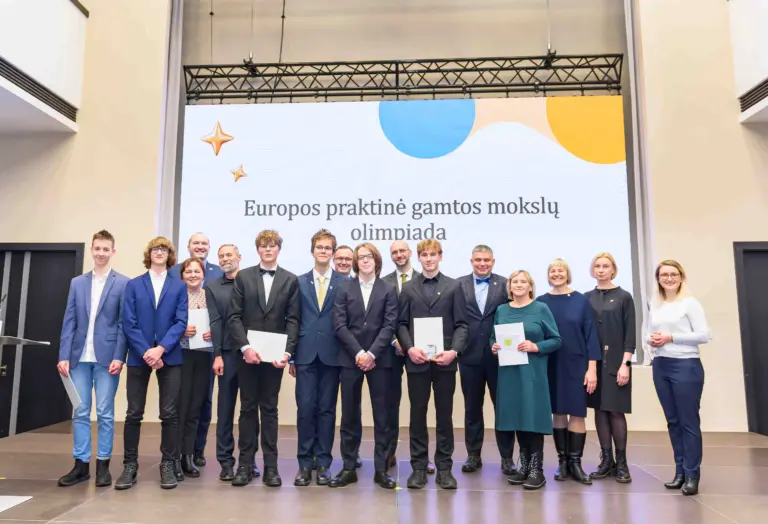 Nuotrauka 4: Tarptautinių olimpiadų dalyvių pagerbimo šventėje