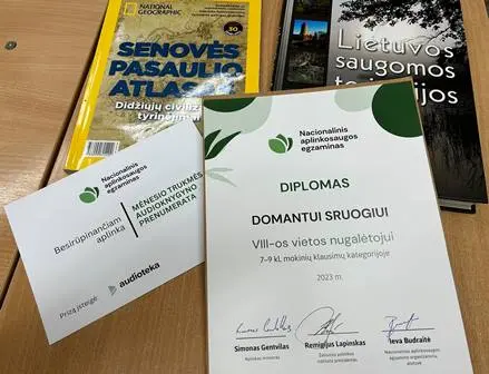 Nuotrauka 2: Janoniečių pasiekimai antrajame Nacionaliniame Aplinkosaugos egzamine