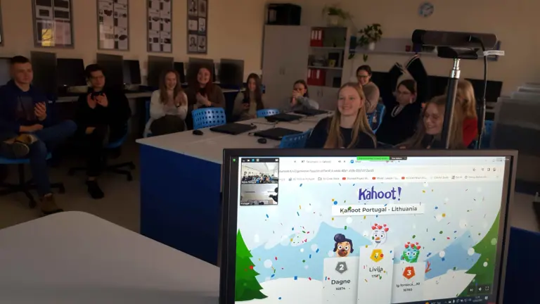Nuotrauka 4: eTwinning projekto „CSAI – Cyber Security and Artificial Intelligence” dalyvių susitikimas