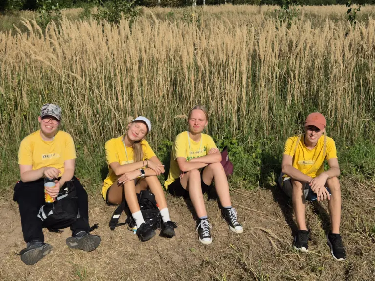 Nuotrauka 4: Savanorystė piligriminiame žygyje į Šiluvą