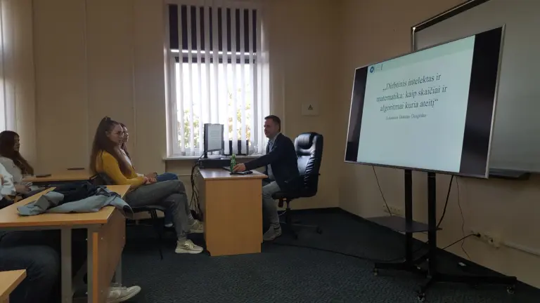 Nuotrauka 3: Dirbtinis intelektas ir matematika: kaip skaičiai ir algoritmai kuria ateitį