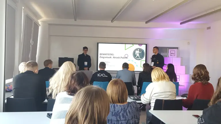 Nuotrauka 5: Informacinės sistemos grafinės sąsajos projektavimo varžybos