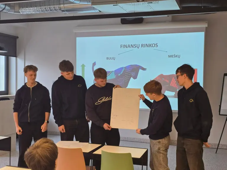 Nuotrauka 4: VU ŠA organizuotoje veikloje „Investavimo pagrindai“