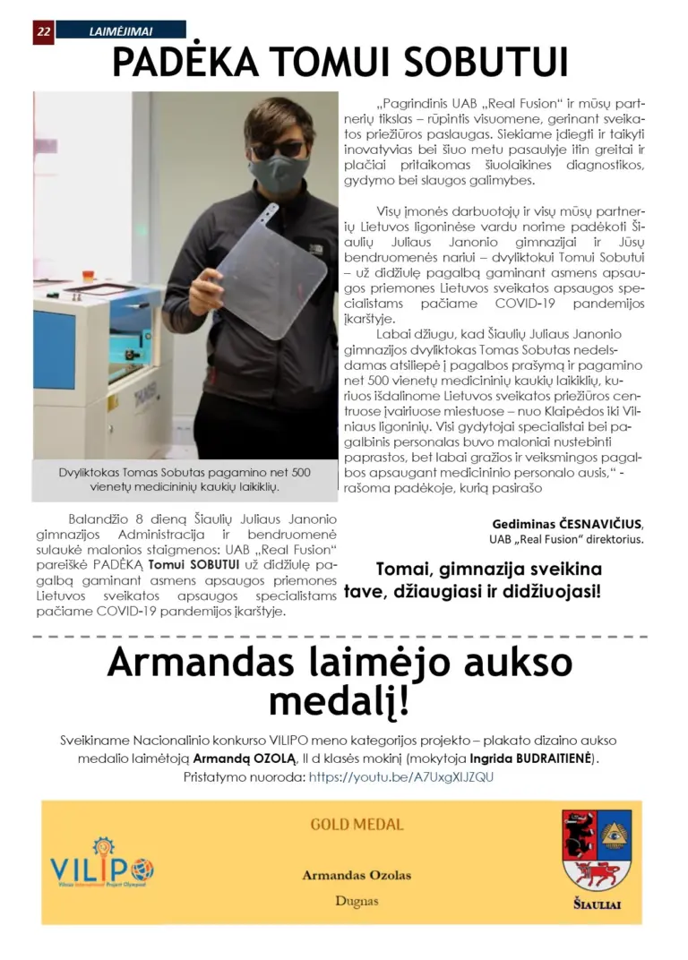 Laikraštis „Tebūnie Šviesa”