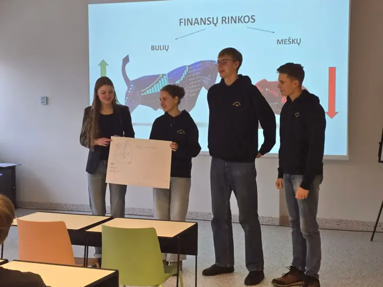 Nuotrauka 2: VU ŠA organizuotoje veikloje „Investavimo pagrindai“