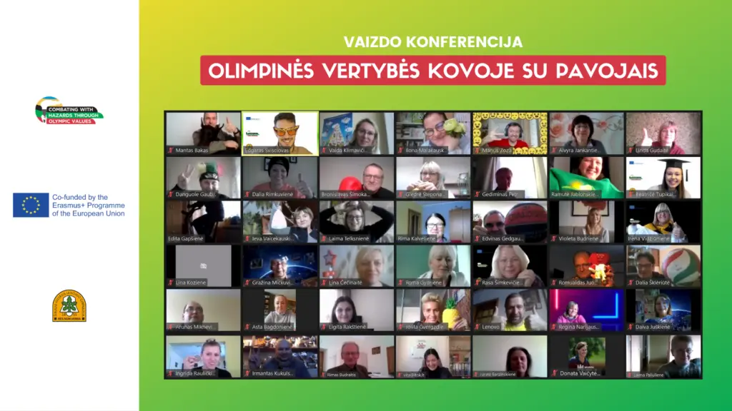 Nuotrauka 1: Olimpinės vertybės kovoje su pavojais