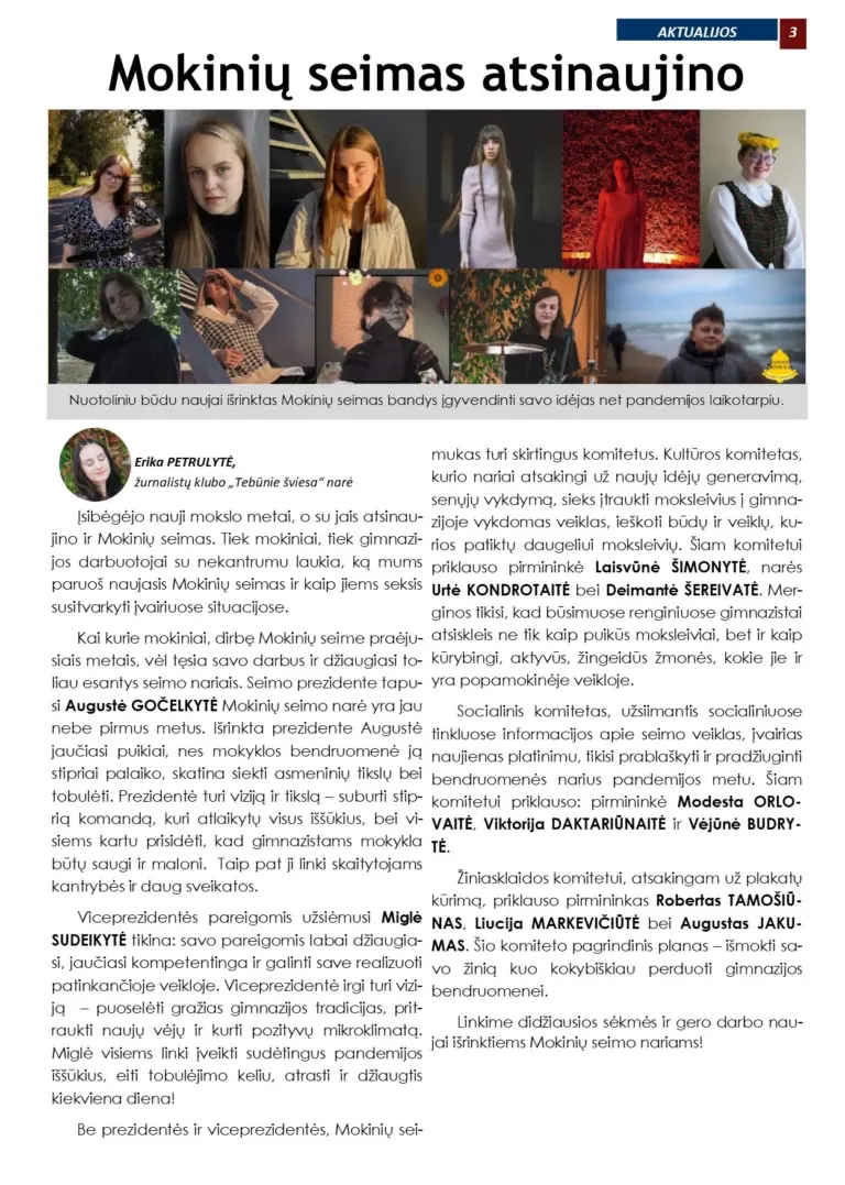 Nuotrauka 3: „Tebūnie šviesa” sveikina su Šv. Kalėdom ir kviečia skaityti!
