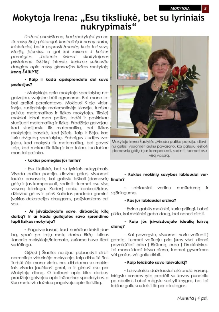 Laikraštis „Tebūnie Šviesa”