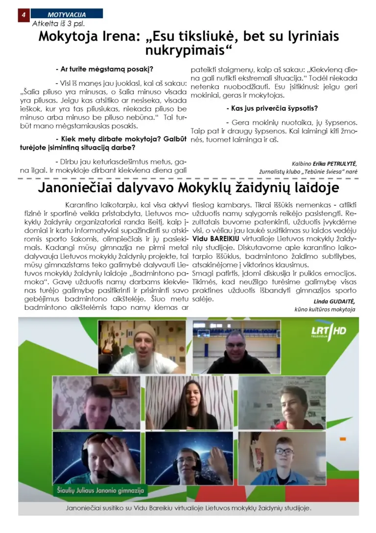 Laikraštis „Tebūnie Šviesa”