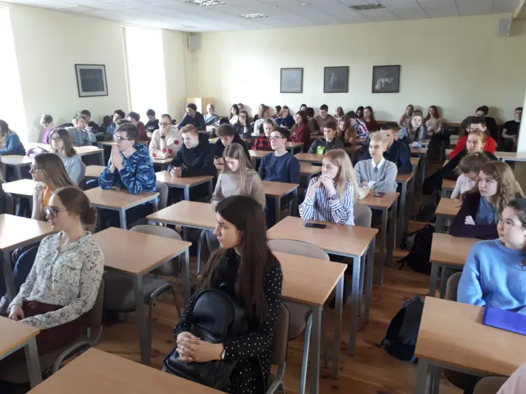 Gimnazistams pristatyta Vilniaus universiteto Šiaulių akademija