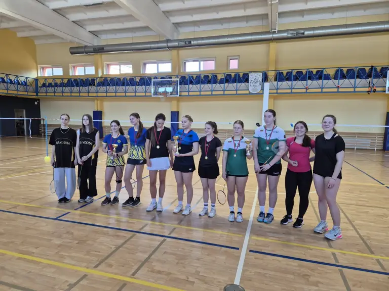 Nuotrauka 5: Šiaulių miesto badmintono varžybų nugalėtojos