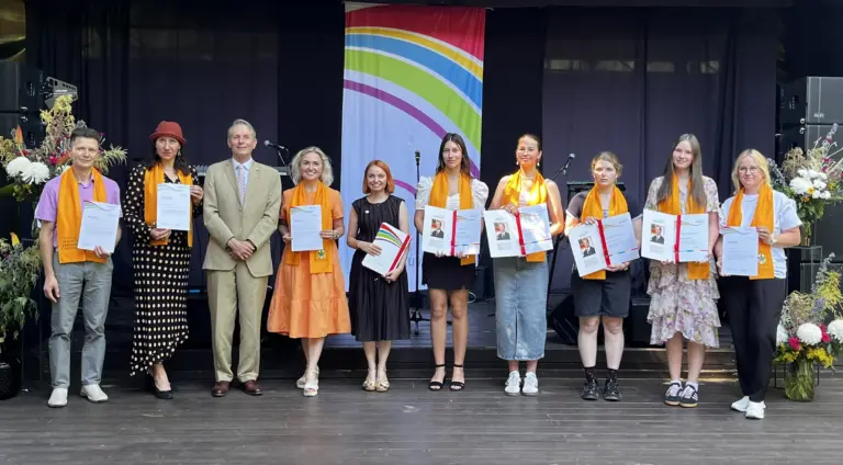 Nuotrauka 6: Tarptautinės programos DofE Award ženkleliais pasipuošė net 14 janoniečių!