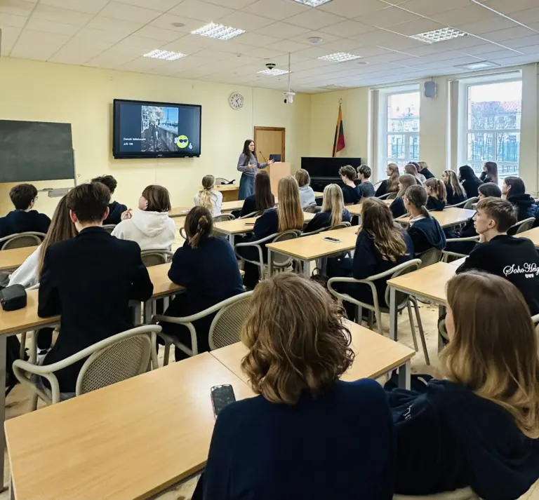 Nuotrauka 2: Svečiuose 166-osios laidos abiturientė Danutė Vaitekūnaitė