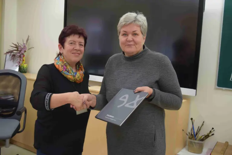 Nuotrauka 7: Gimnazistai sudalyvavo netradicinėje pamokoje