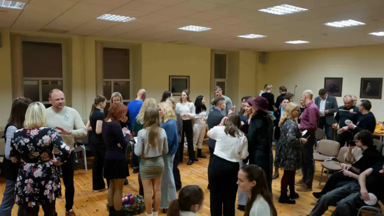 Nuotrauka 11: Kalėdinė dvasia I-osios d klasės tėvelių ir vaikų vakaronėje