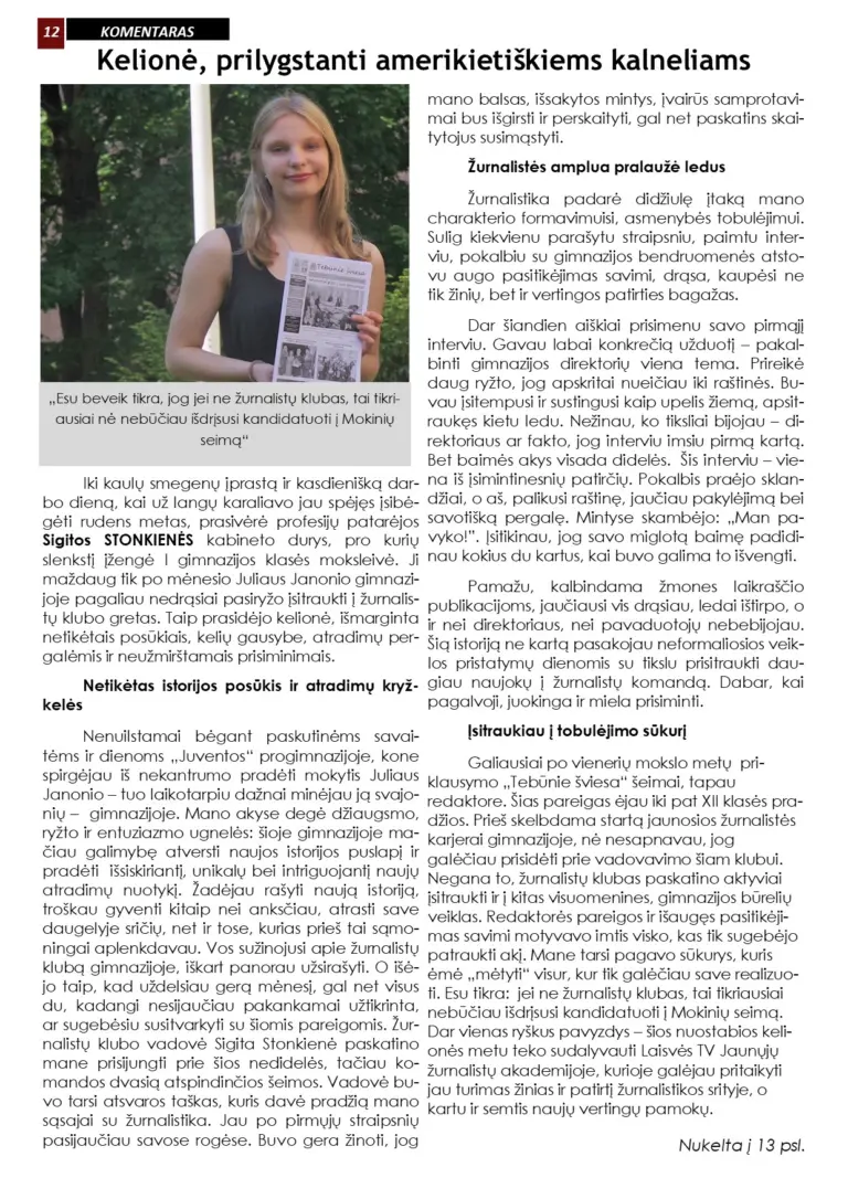 Laikraštis „Tebūnie šviesa” Nr.39