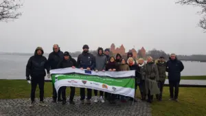 Nuotrauka 1: Projekto ,,Kova su pavojais per olimpines vertybes“ susitikimas Šiauliuose