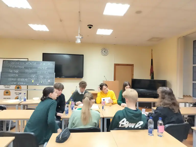 Nuotrauka 2: Mokinių savivaldos mokymai