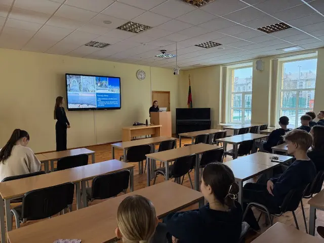 Nuotrauka 3: Juliaus Janonio gimnazistai pristatė patirtis iš „Erasmus+“ projekto „Healthy Planet, Healthy People“ Kipre ir Portugalijoje