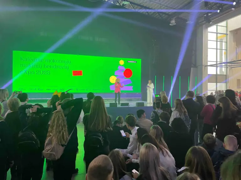 Nuotrauka 4: Kalėdinė  mokinių mokomųjų bendrovių ,,eXpo“ 2023