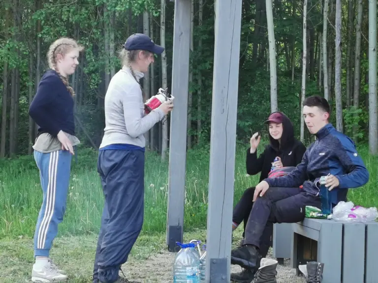 Nuotrauka 1: DofE programos sidabrinių „Sakalų“ nuotykiai