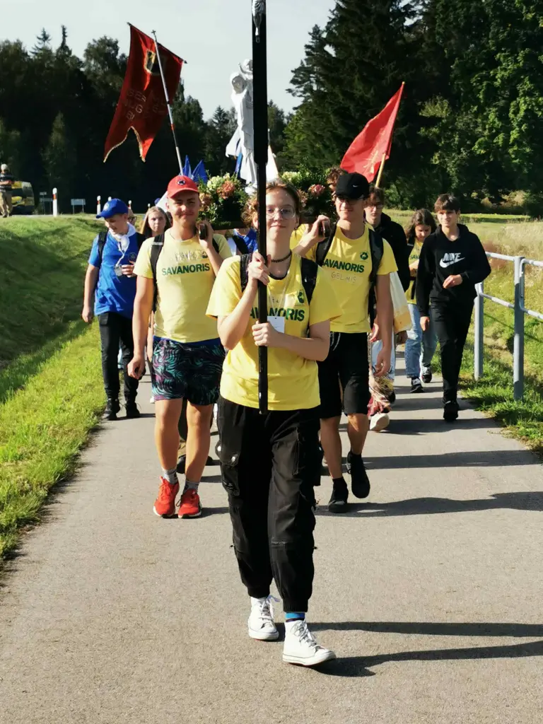 Nuotrauka 14: Savanorystė piligriminiame žygyje