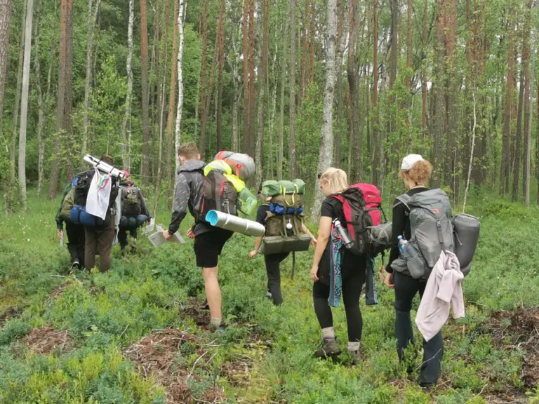 Nuotrauka 1: „Bildukų“ išbandymai aukso bandomajame žygyje