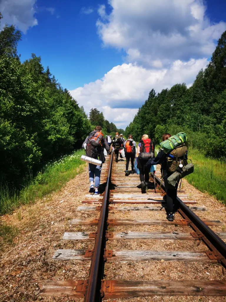 Nuotrauka 3: „Bildukų“ išbandymai aukso bandomajame žygyje