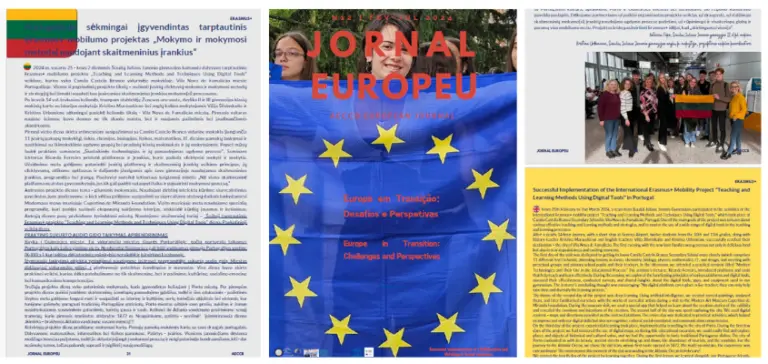Nuotrauka 2: Apie Erasmus+ projekto Portugalijoje vizitą – trimis kalbomis