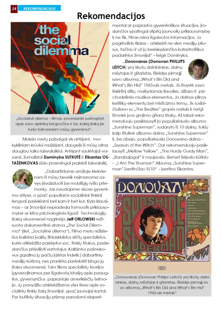 Laikraštis „Tebūnie šviesa” Nr.39