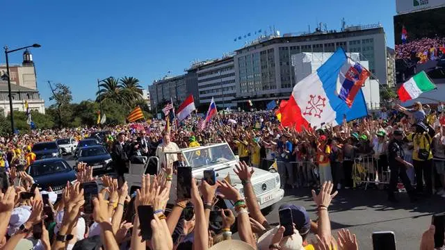 Nuotrauka 2: Gimnazijos jaunimas Pasaulio Jaunimo dienose