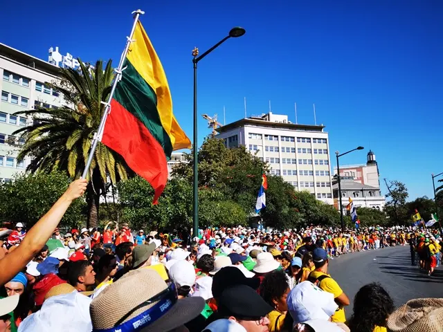 Nuotrauka 14: Gimnazijos jaunimas Pasaulio Jaunimo dienose