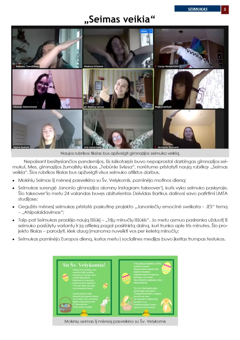 Laikraštis „Tebūnie šviesa” Nr.39