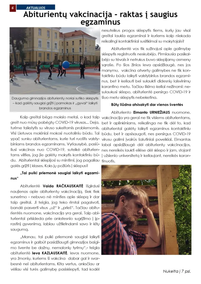 Laikraštis „Tebūnie šviesa” Nr.39