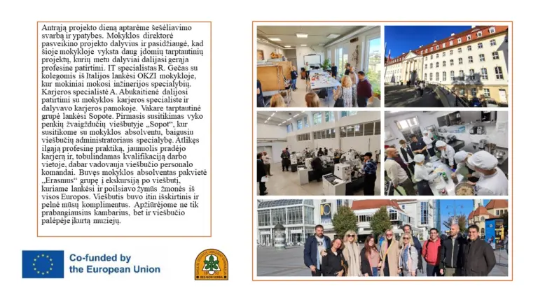 Nuotrauka 3: Erasmus+ projektas Lenkijoje (Gdynėje)