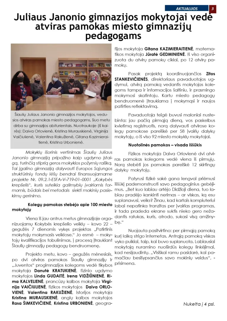 Laikraštis „Tebūnie šviesa” Nr.39