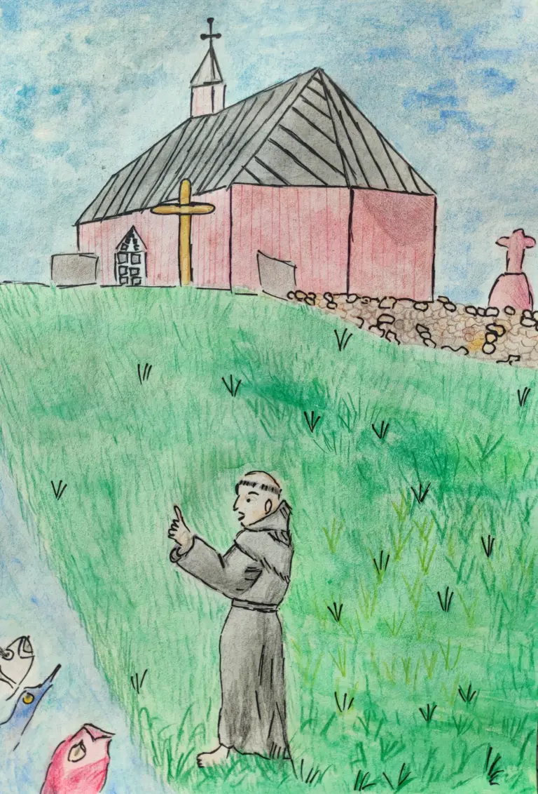 Nuotrauka 3: Mokinių darbai Šiaulių vyskupijos jubiliejiniame leidinyje