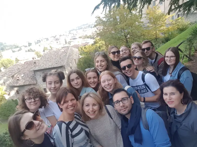 Choristų sėkmė Italijoje
