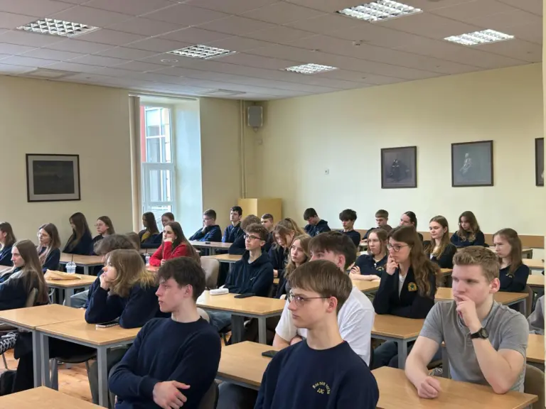 Nuotrauka 1: Svečiuose Vilniaus universiteto Teisės fakulteto atstovai
