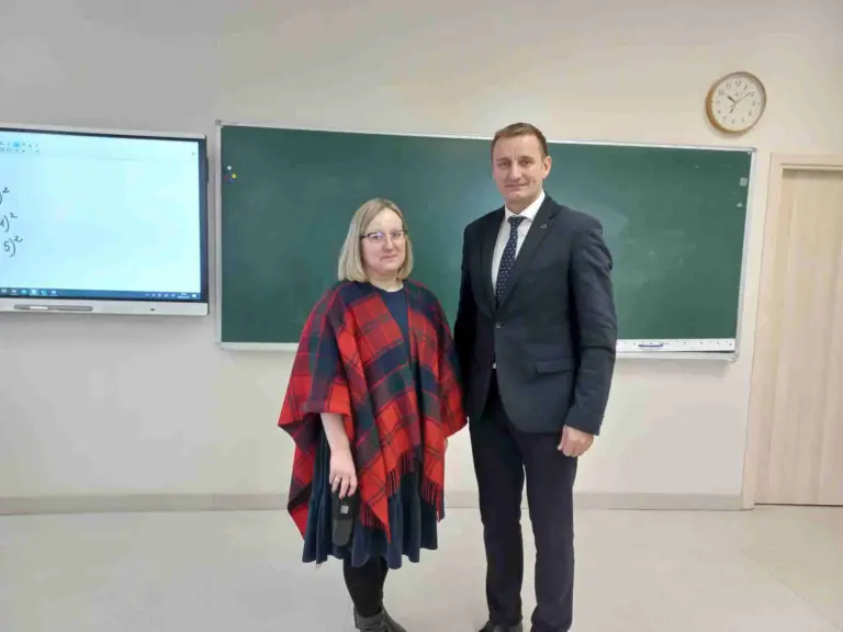 Nuotrauka 2: Svečiai matematikos pamokoje